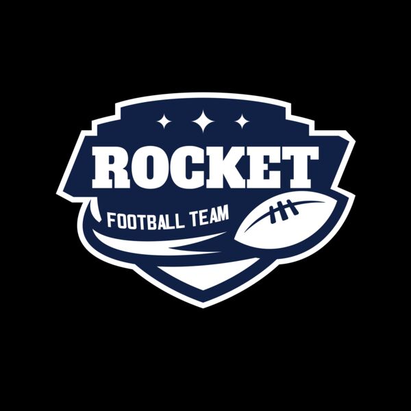 Rocket Football Team logo template Thumbnail